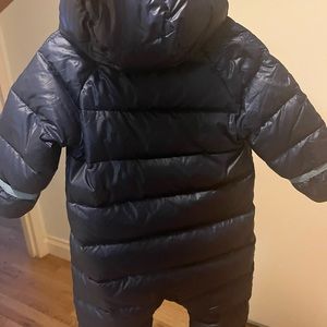 A Patagonia snow one piece suit for baby!